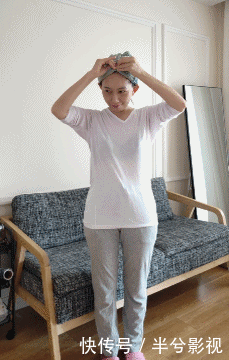 「吹头发」洗完头,别用吹风机把头发吹坏了,戴它3分钟,再长的头发都能干