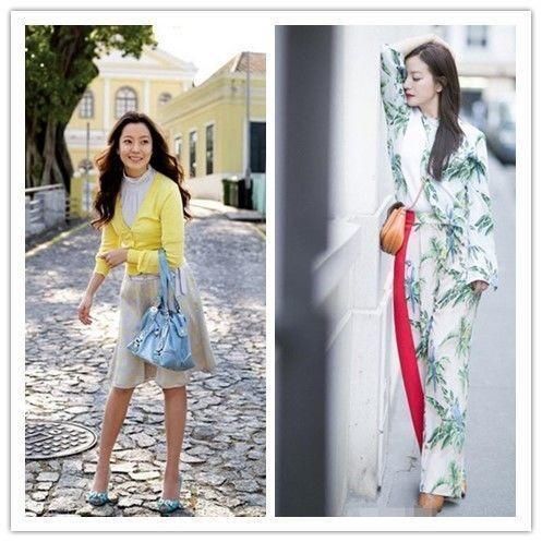 41岁金喜善与42岁赵薇同框后,气质截然不同,你更偏向谁?