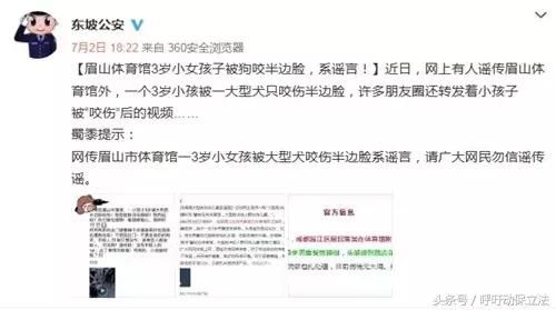 别再传了！“体育馆外儿童被狗咬伤”消息不实，多地警方已辟谣！