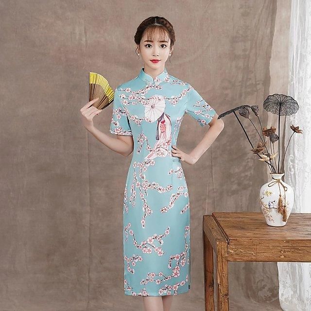 少女唐美人旗袍，靓丽的时装，穿上才知有多美！