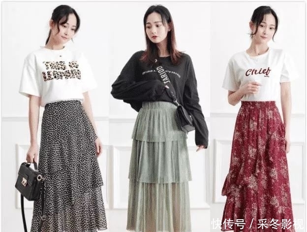  穿够■穿够了长款连衣裙，这5款“半裙”仙气飘飘，舒适质感十足，漂亮