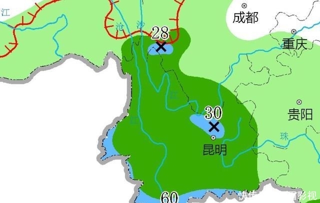  「南部的部分」云南及时雨！大面积降雨覆盖全省！新一轮中雨大雨将分布云南如下