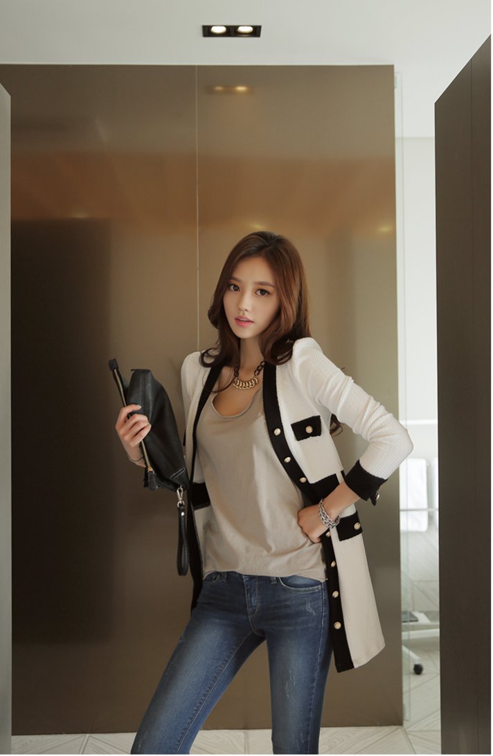 伊萨贝拉白羽机车风外套裙