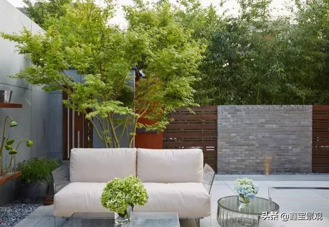 {庭院景观设计}民宿庭院设计 ，质朴自然田园风。