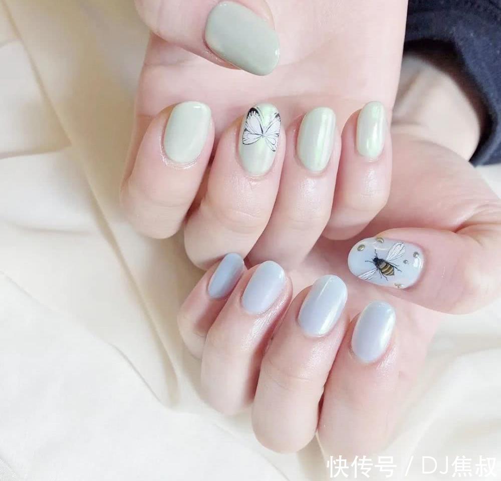 『闺蜜』做一次极光色美甲吧!闺蜜吵着让我陪她去做