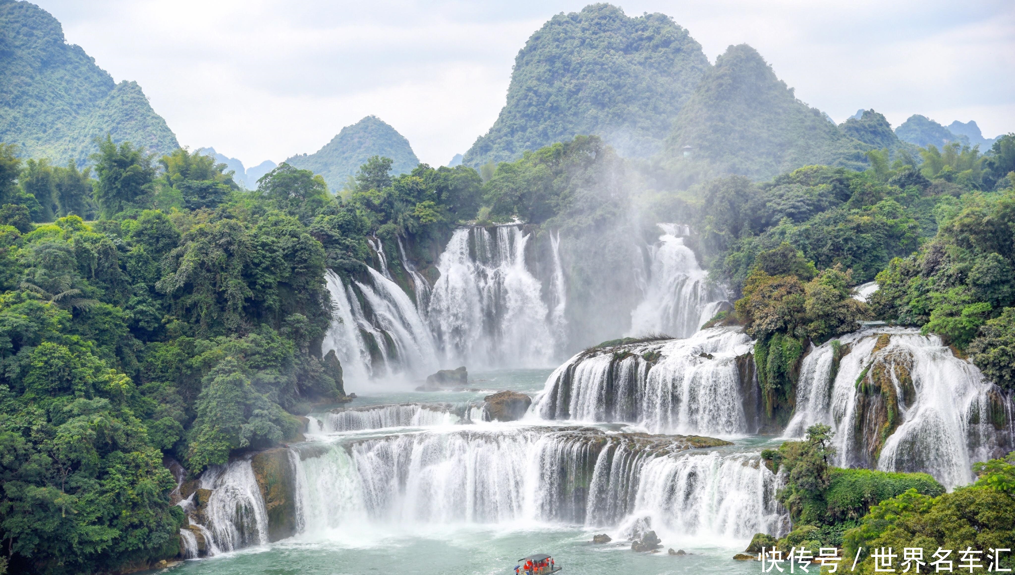 广西这个瀑布,年均水流量为黄果树的三倍,是亚洲第一跨国瀑布