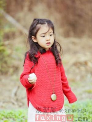 甜美儿童花样发型 清新甜美更多几分可爱感