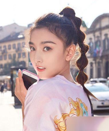 跟明星学扎独辫发型，大辫子够味儿！