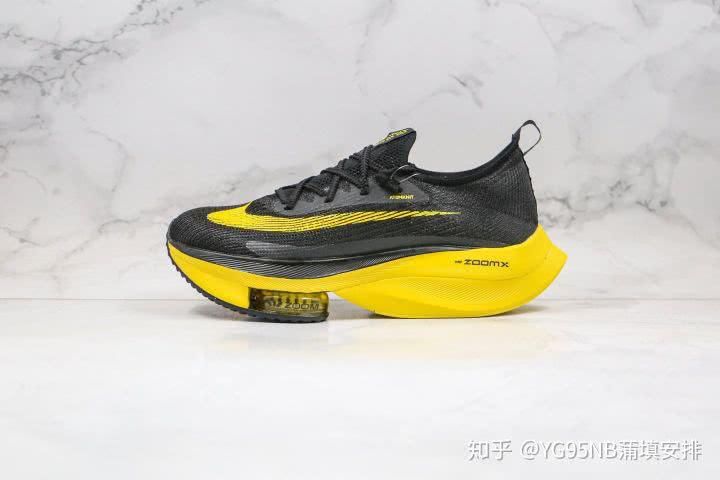  马拉松|耐克Alphafly NEXT%「破2」马拉松厚底跑步鞋黑黄色