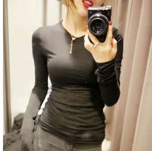 把连衣裙统统比下去的“T恤”，妩媚动人，回头率特高