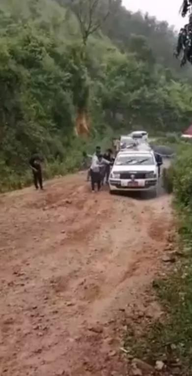 今早，缅北木姐货场国门等多地被淹；战区最新路况