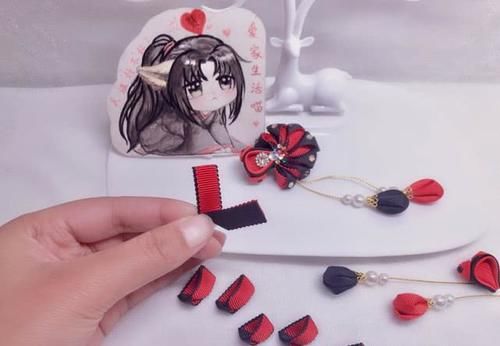 「金鱼发夹」手工制作金鱼发饰,少女风还是暗黑系你说了算,附教程
