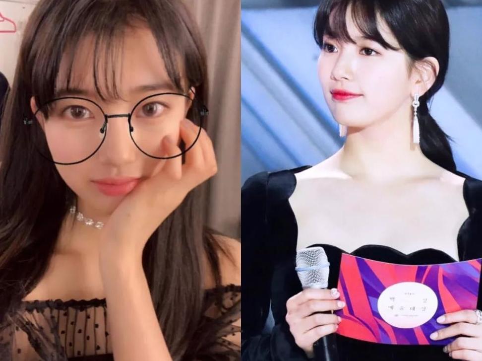 王大陆称林允“小朋友”?同款Q萌氧气刘海,韩国小姐姐自己在家