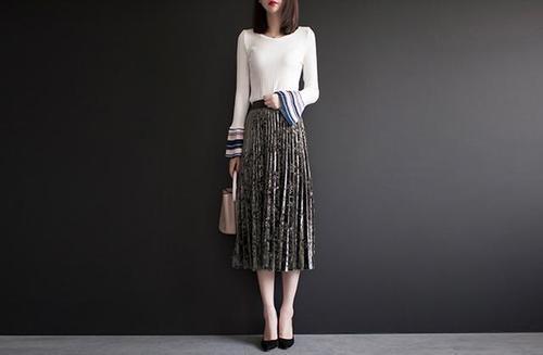 秋季针织搭配,优雅又美丽,时尚服装搭配推荐