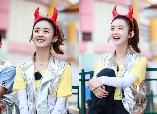 女明星戴发箍，热巴小清新，张靓颖土气，杨幂郑爽美的令人窒息!