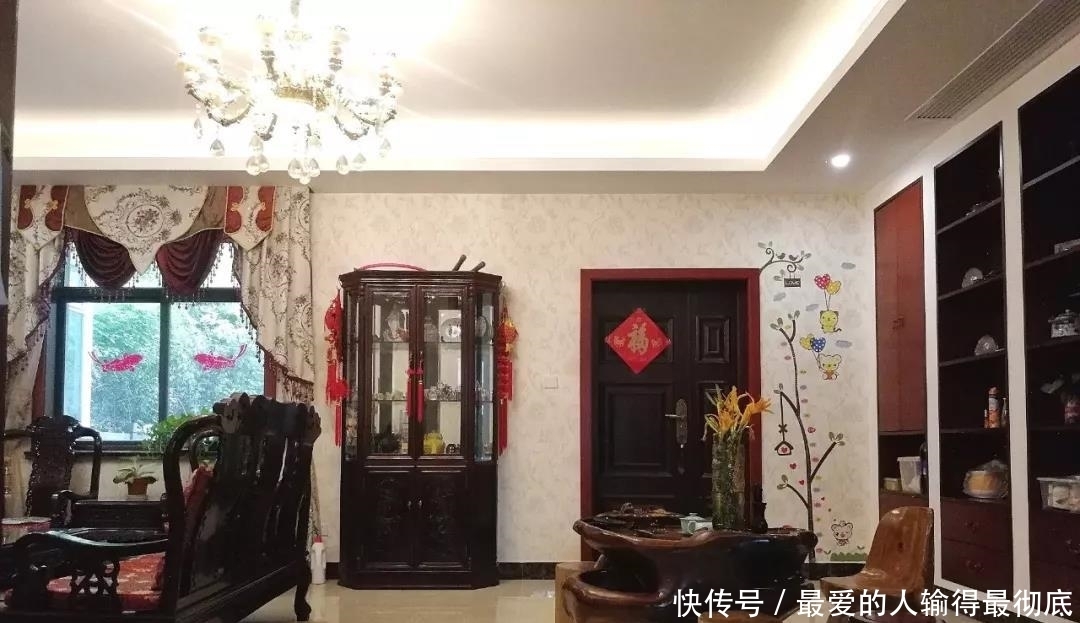 『空间』270平三层别墅,中式风格住上一家三代,入户花园尤其漂亮,晒晒