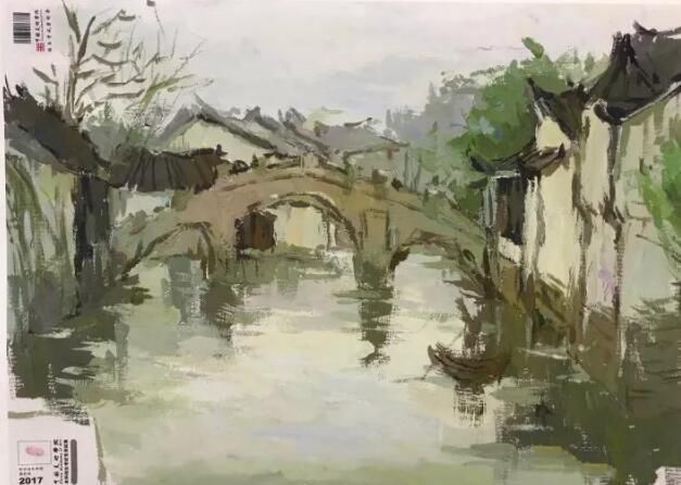 一幅色彩画的多重表达方式，一样美的感受盛宴!