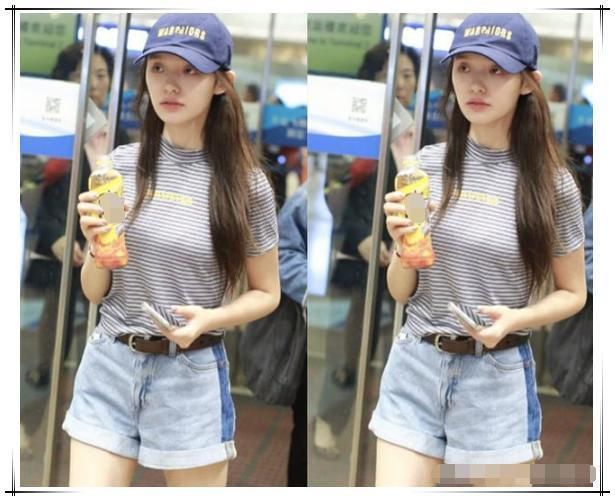 林允太奇葩了，满腿都是小疙瘩还敢穿短裤，网友:到底怎么想的?