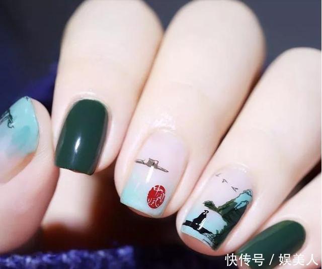  适合■汉服小姐姐适合搭配哪种美甲？收藏起来，让美甲师做给你看吧