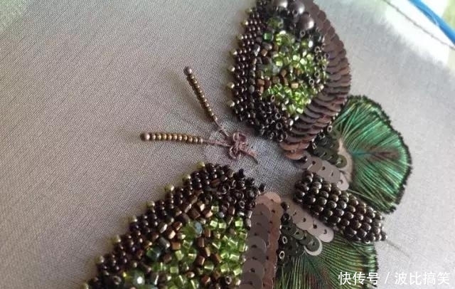 【珠绣胸针】你离小仙女只差一件闪闪的配饰,DIY手工珠绣饰品,附教程