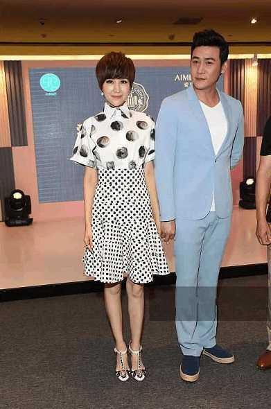 看完田海蓉的波点裙,再看看鲍蕾,网友:真不明白陆毅怎么想的!