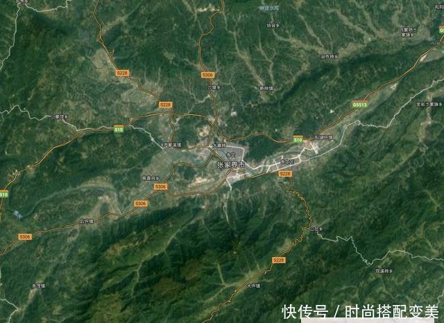 湖南各城市最新卫星地图：一看就知道湖南哪个城市的规模比较大？