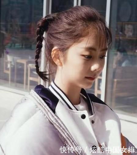  『少女』圆脸赵丽颖撞上谭松韵，同扎马尾，这才是“少女脸”的最高级形式