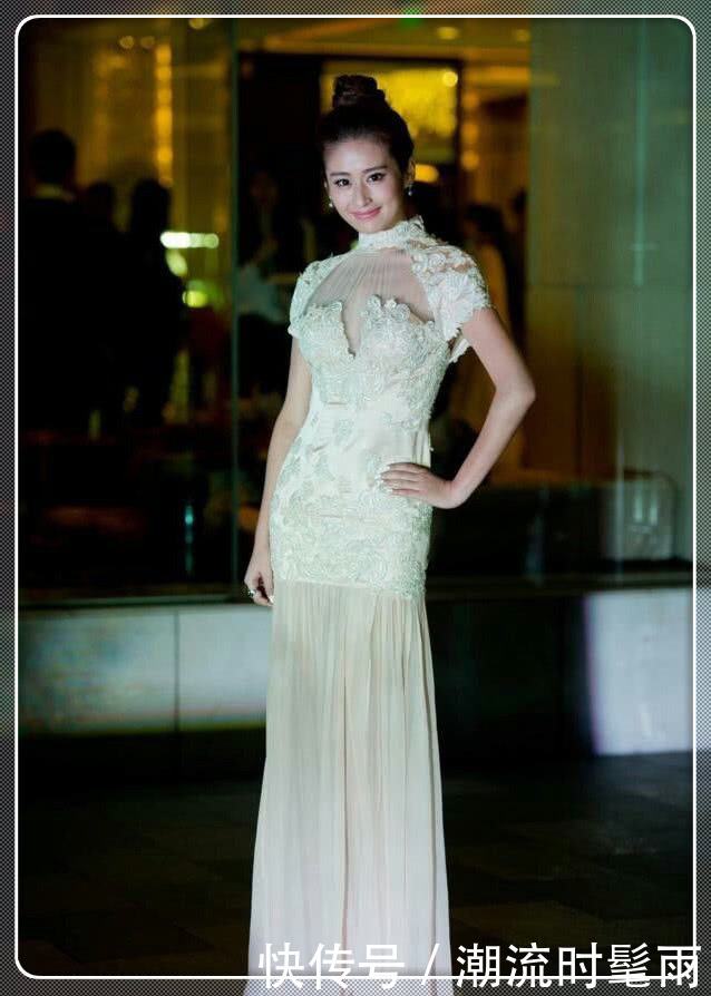 颖儿越来越有韵味了！身穿旗袍大秀东方美，这气质简直了！