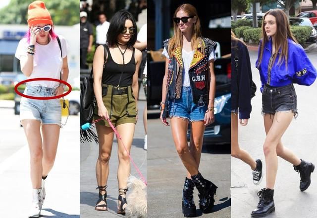 试过那么多短裤还是这四种显瘦，尤其第三条，显瘦又显高