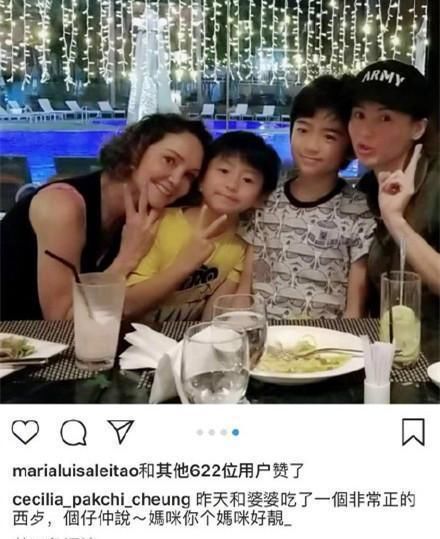 张柏芝晒与混血妈妈合照，不和谣言不攻自破，留言疑似暴露新恋情