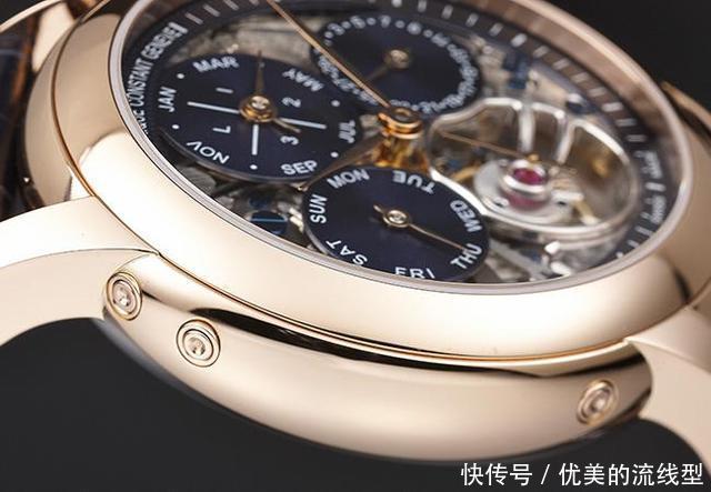 「斯登」中价品牌的高复杂探索,康斯登FC-975自制万年历陀飞轮腕表!