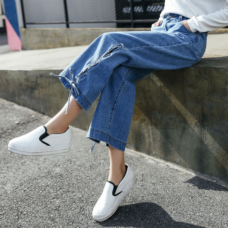 会打扮的女人，都不穿裙子了!穿一身，高挑阔腿裤，美的无与伦比