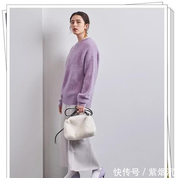 『柔软触感』15种“马海毛”针织衫日系造型,不容错过的冬季时髦搭配