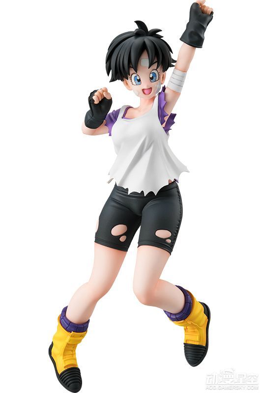 《龙珠》比迪丽手办 破洞紧身裤凸显少女傲人身材