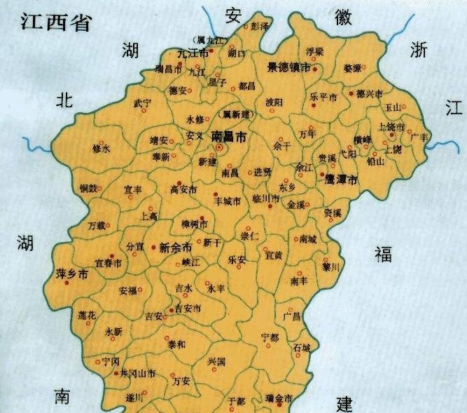  #江西#江西省与广东省分家以后，江西的省会，为何选择了南昌