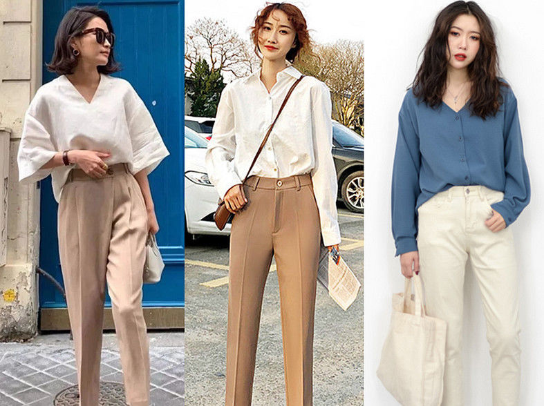  #时髦#今年的“烟管裤”太火了:简约、知性、女人味十足!