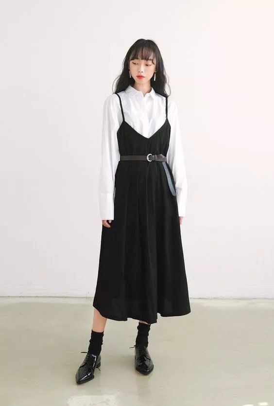 吊带裙真的百搭又好看