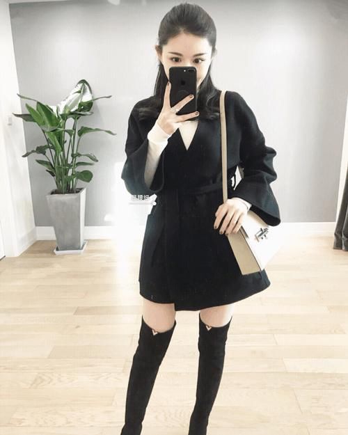 谁说过膝靴只有大长腿才能驾驭？搭配的对，你也可以腿长过2米！