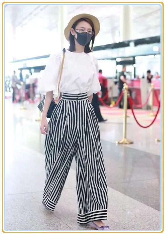 看了王艳的阔腿裤，再看陈瑶，网友:才知道少女和辣妈差距有多大