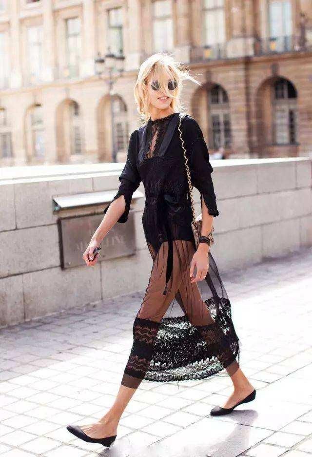 尖头平底鞋的舒适与优雅并存，高跟鞋的确不懂