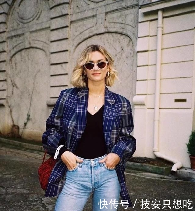 『格纹西装』秋冬必穿的格纹,时髦炸了