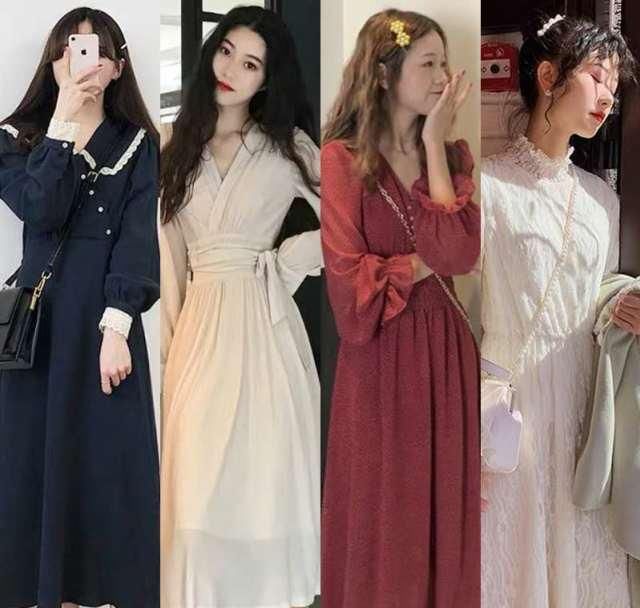  [气质]32套气质连衣裙，裙摆飞扬，和文艺少女更“般配”