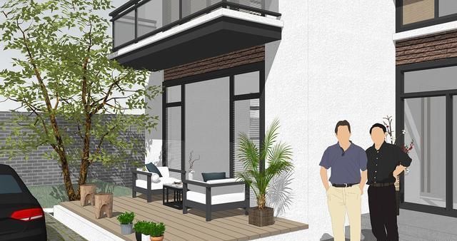 农村盖别墅一定要带平顶，可以晒粮食，这栋造价50万的别墅不错