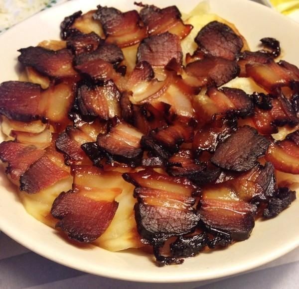  『做法』美食推荐酸辣鸡杂，腐竹烧香菇，姜葱爆竹蛏，酱肉土豆片的做法