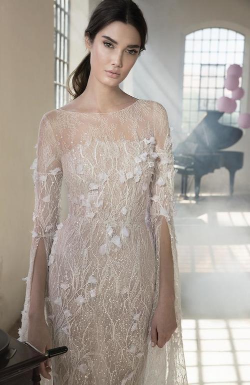 以色列美女时尚摄影大片，欧美超模演绎惊艳奢华婚纱礼服令人惊艳