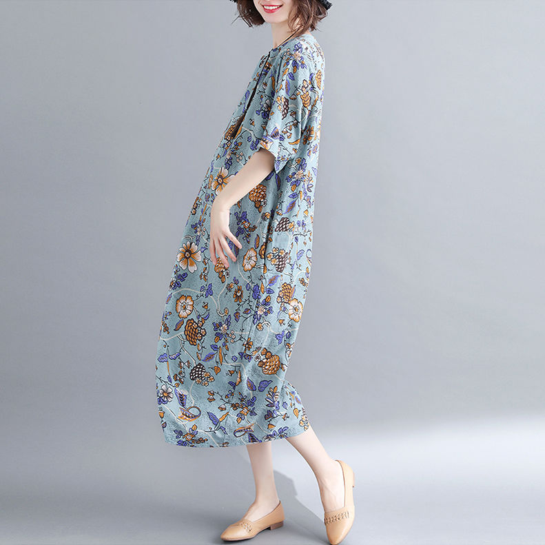 想做个文艺气息十足的女人，就来试试这几款棉麻连衣裙，气质十足