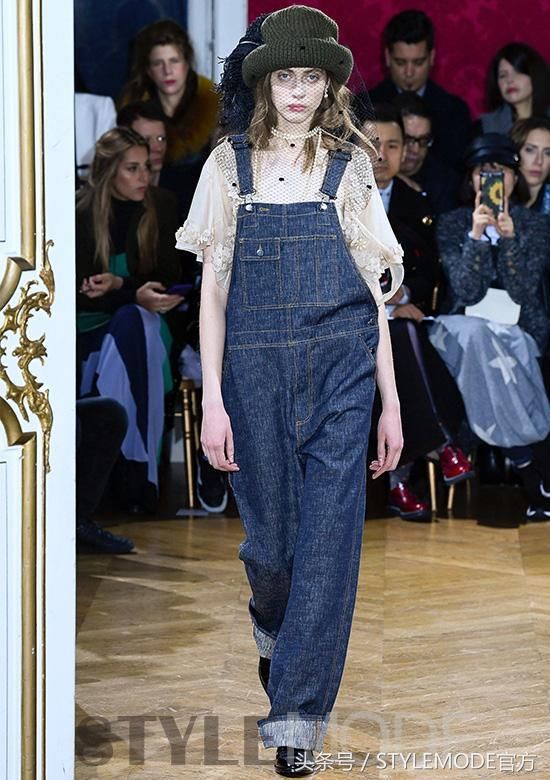 背带裤回潮，除了减龄还似女神！