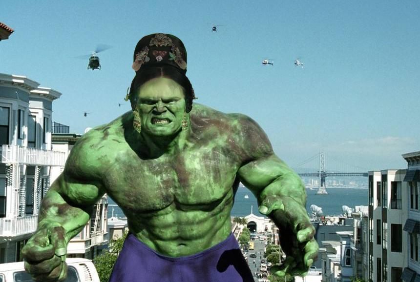 给奇异博士和灭霸p了个贵妃娘娘同款发型，真令人费解!