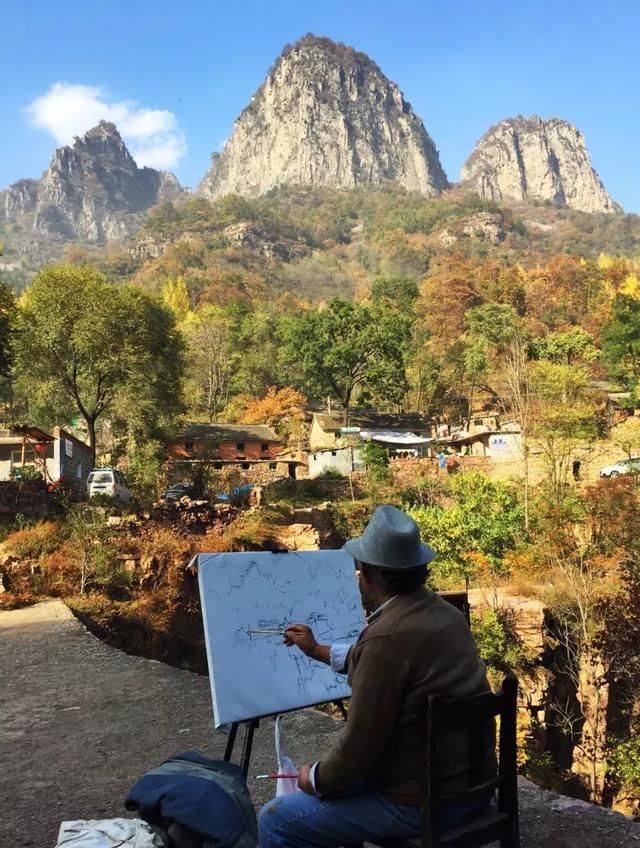 河南这座山村曾住着李世民的红颜知己 每到秋天风景如画