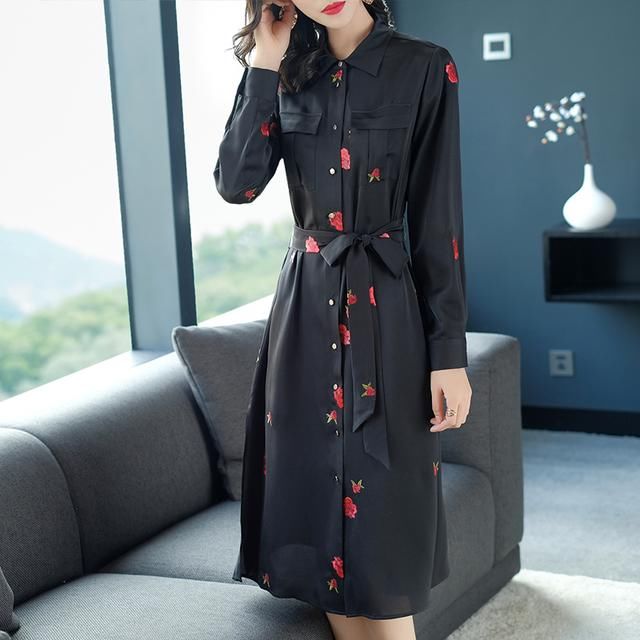 突然发现这种“桑蚕丝”裙，一件比一件漂亮，简直美得不得了